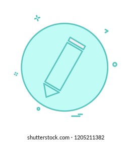 Pencil icon design vector