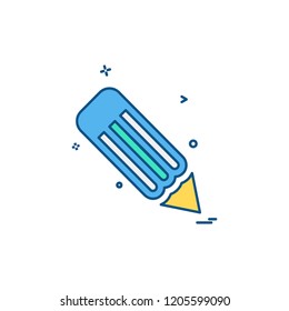 Pencil icon design vector