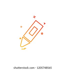 Pencil icon design vector