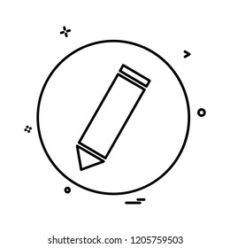 Pencil icon design vector