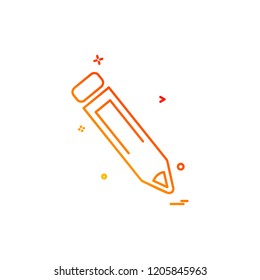 Pencil icon design vector