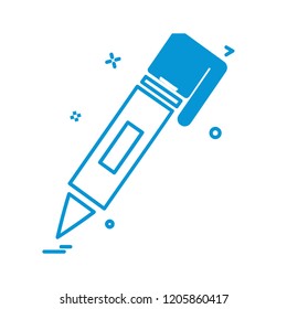 Pencil icon design vector