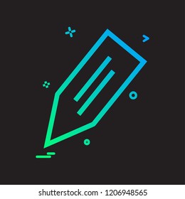 Pencil icon design vector 