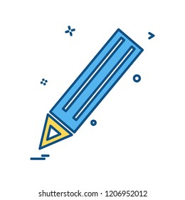 Pencil icon design vector 