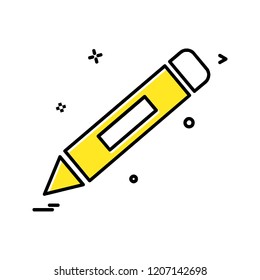 Pencil icon design vector 