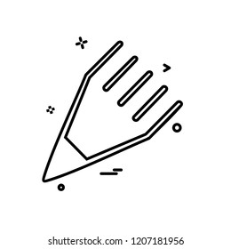 Pencil icon design vector
