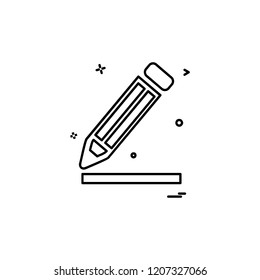 Pencil icon design vector