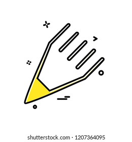 Pencil icon design vector