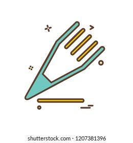 Pencil icon design vector