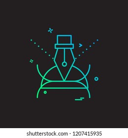 Pencil icon design vector