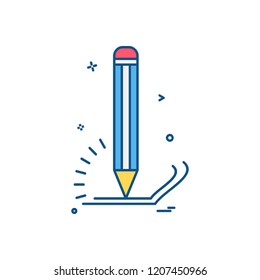 Pencil icon design vector