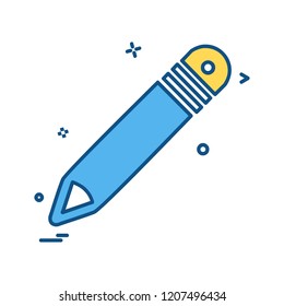 Pencil icon design vector 