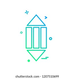 Pencil icon design vector