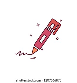 Pencil icon design vector