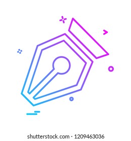 Pencil icon design vector 