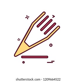 Pencil icon design vector