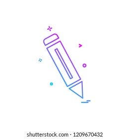 Pencil icon design vector