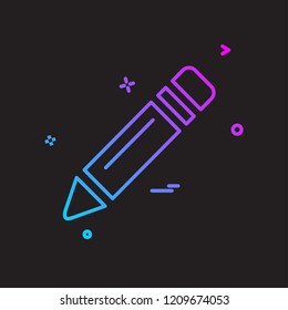Pencil icon design vector