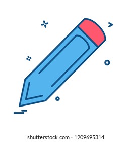 Pencil icon design vector