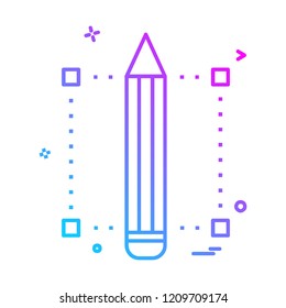 Pencil icon design vector 