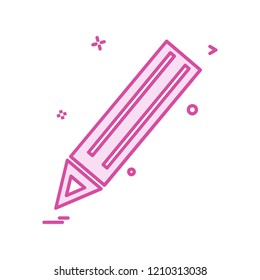 Pencil icon design vector 