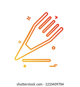 Pencil icon design vector