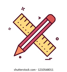 Pencil icon design vector 