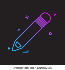 Pencil icon design vector