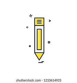 Pencil icon design vector