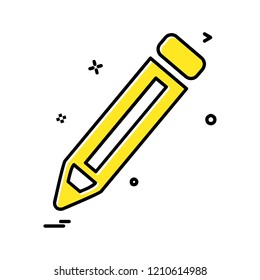 Pencil icon design vector 