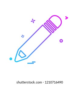 Pencil icon design vector