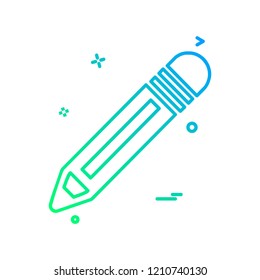 Pencil icon design vector 