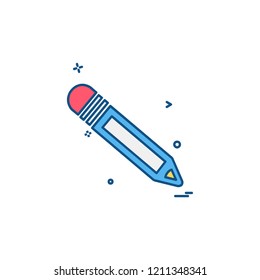 Pencil icon design vector