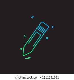 Pencil icon design vector