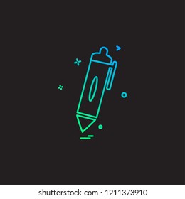 Pencil icon design vector