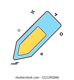Pencil icon design vector 
