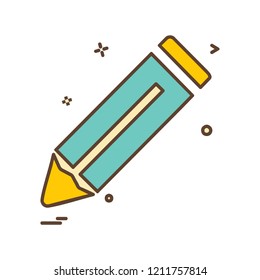 Pencil icon design vector 