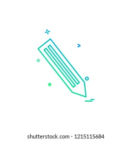 Pencil icon design vector