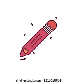 Pencil icon design vector