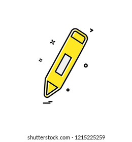 Pencil icon design vector