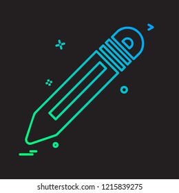 Pencil icon design vector