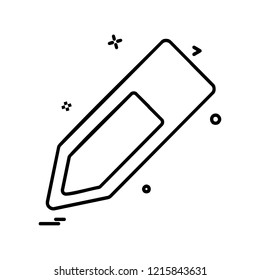 Pencil icon design vector 