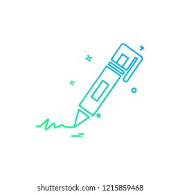 Pencil icon design vector