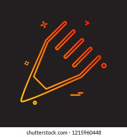 Pencil icon design vector