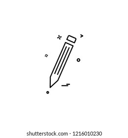 Pencil icon design vector 