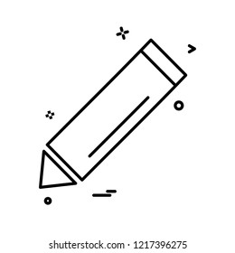 Pencil icon design vector