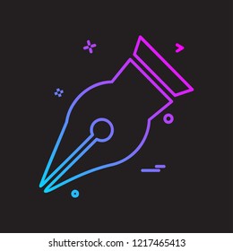 Pencil icon design vector 