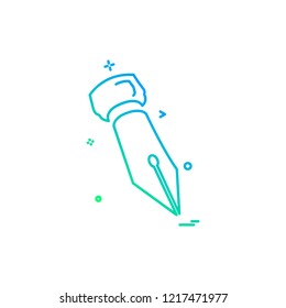 Pencil icon design vector