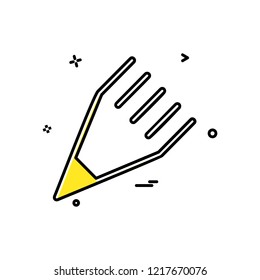 Pencil icon design vector