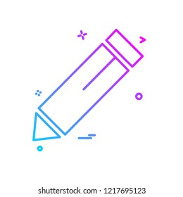 Pencil icon design vector